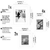 Americanflat Picture Frame Set of 7 Pieces with shatter-resistant glass - Available in a variety of sizes and styles - 2 of 4