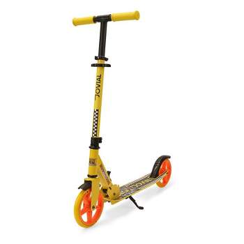 Jovial 2-Wheel Folding Kick Scooter (Yellow/Black)