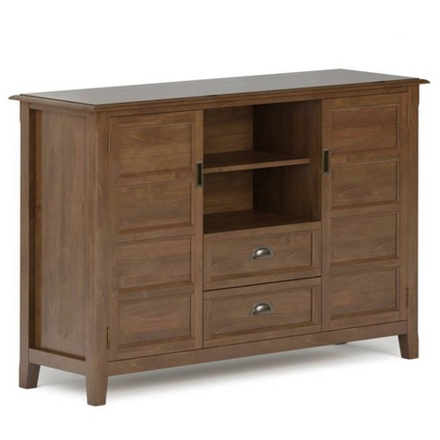 Tall brown deals tv stand