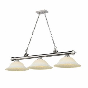 Z-Lite Cordon 3 - Light Chandelier in  Brushed Nickel - 1 of 2