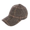 David & Young Women's Menswear Houndstooth Plaid Baseball Cap - 2 of 3