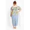 Women's Plus Size Daydream Top - white | CITY CHIC - 2 of 4