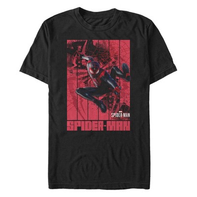 Men's Marvel Power Pose Graffiti  T-Shirt - Black - 3X Large