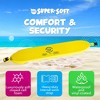 TRC Recreation Super Soft Size Small Promotional Waist Flotation Swim Belt for Adults, Foam Pool Float for Boat Swimming Accessories, 2 Pack, Yellow - 4 of 4