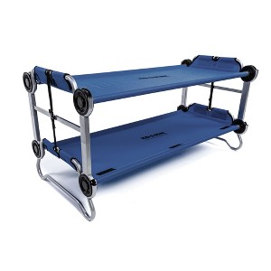 Disc-O-Bed Youth Double Cot Kid-O-Bunk, Modular for Bunk Beds, Dual Cots, or Bench with 2 Carry Bags - 1 of 4