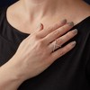 Ross-Simons 0.70 ct. t.w. CZ Open Crisscross Ring in Sterling Silver - 3 of 4