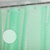 Unique Bargains EVA Shower Curtain 78.74"L x 70.87"W Green 1 Set - 4 of 4