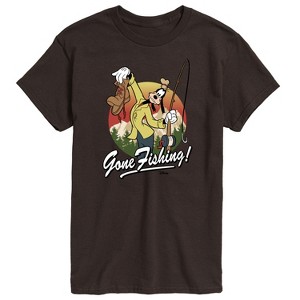 Men's - Disney - Goofy Gone Fishing Short Sleeve Graphic T-Shirt - 1 of 4