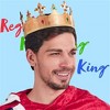 Joyfy Gold King Crown Halloween Costume Party Cosplay Props, Plastic Crown Hat for  for Kids Men Women Dress up, Play Party Accessories Decor - 3 of 4
