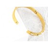 Anna-Kaci 18K Gold Plated Crystal Rhinestone Bangle Bracelets for Women with Cubic Zirconia Stainless Steel Bracelet for Valentines, Birthday - 2 of 4