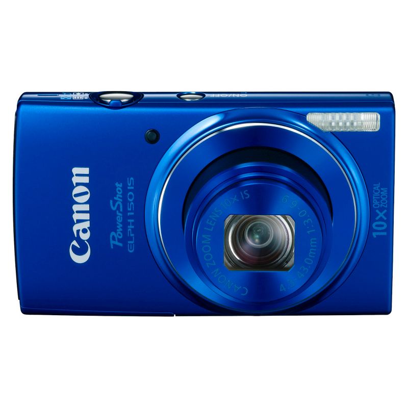 Canon PowerShot ELPH 150 IS 20MP Digital Camera with 10X Optical Zoom - Blue, 3 of 9