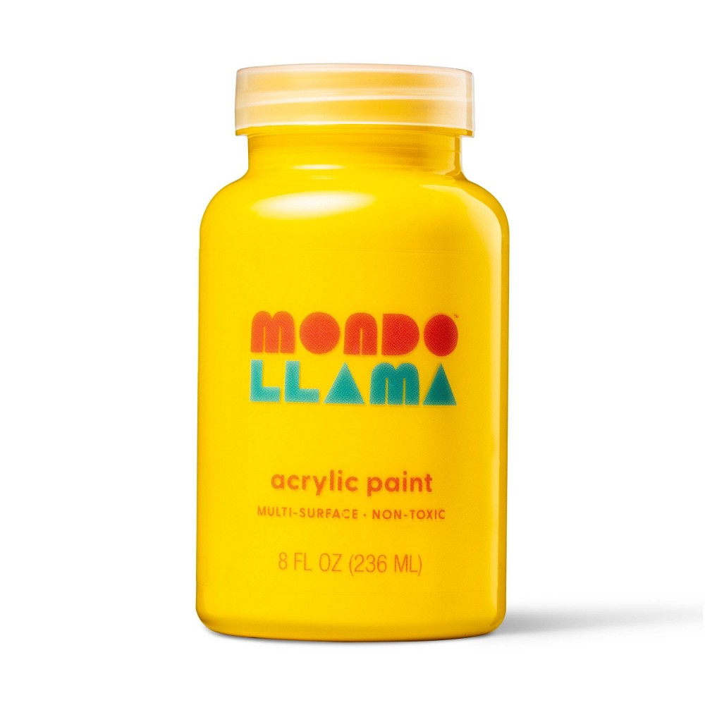 Photos - Creativity Set / Science Kit 8 fl oz Satin Acrylic Paint - Mondo Llama™ Warm Sunshine