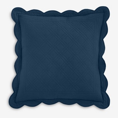 BrylaneHome Florence Euro Sham - Euro, Navy