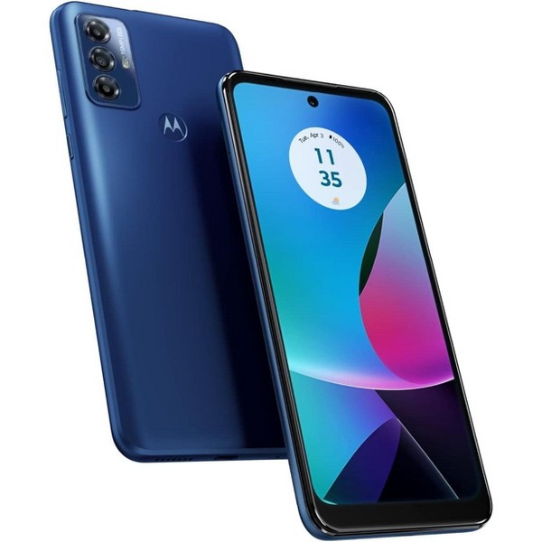 AT&T Motorola Moto G Play (2023) XT2271-3 3/32GB Azul marino – 6.5" Pantalla de 90Hz, Batería de hasta 3 días, Cámara triple de 16MP, Solo AT&T, Resistente al agua 6