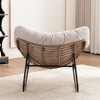 Kumasinova Ultra Plush Chenille Upholstered Rocking Chair,Versatile Accent Glider&Patio Egg Chair for Living Room,Porch,350lbs Max - 4 of 4