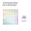 Unique Bargains Office Home Warehouse Self-Adhesive Round Reflective Sticker 10 Sheets - 2 of 4