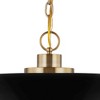 Nuvo Lighting Colony 1 - Light Pendant in  Matte Black/Burnished Brass - 4 of 4