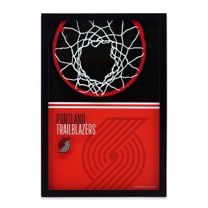 NBA Portland Trail Blazers Print-On Glass Wall Sign - 1 of 4