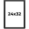 PosterPalooza | Flat Black Picture Frame - UV Acrylic, Foam Board Backing, Hanging Hardware - 2 of 4