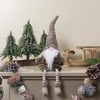 Northlight Sitting Gnome with Striped Dangling Legs Christmas Figure - 18.5" - Brown - 2 of 4