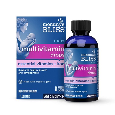 Mommy's Bliss Baby Multivitamin + Iron - 1 fl oz - image 1 of 4