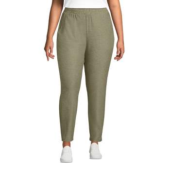 Women's Active Wear Leggings w/ Hidden Waistband Pocket, Plus Size - Olive,  XL