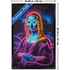 Trends International Reinders: Master Twist - Mona Lisa Neon Accents Framed Wall Poster Prints - 3 of 4