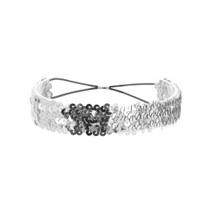 Unique Bargains Women's Elastic Band Sequins Headbands 1 Pc - 1 of 4