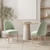 WestinTrends Mid-Century Modern Upholstered Boucle Dining Chair (Set of 2) - 2 of 4