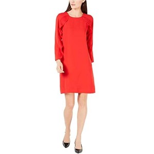 Alfani Womens Pleated Ruffle Sheath Dress - 1 of 2