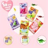 Joyfy 28 Packs Valentines Day Dinosaur Figure Toys with Cards, Valentines Day Gift Sets for Kids, Valentines Classroom Exchange Cards for Boys Girls - 2 of 4