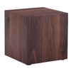 Maliang 15.7 X 15.7 X 15.7" Square Modern Mdf Coffee Table, Texture Patterns - 2 of 4