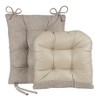 Gripper Tyson XL Non Slip Rocking Chair Cushion Set Include Seat and Back Cushion - 2 of 4