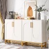 Hommoo Modern Sideboard Buffet Storage Cabinet with Adjustable Shelves - 3 of 4