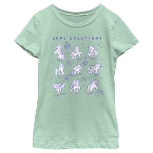 Girl's My Little Pony: Friendship is Magic Love Everypony Generation T-Shirt - 1 of 4