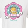 Women's - Garfield - I Hate Mondays Badge Cropped Graphic T-Shirt - 2 of 4