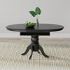 Glenwillow Home Oval Butterfly Leaf Dining Table + Cross Back Dining Chairs Dining Set - image 2 of 4