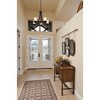 Z-Lite Willow 5 - Light Chandelier in  Matte Black - 4 of 4