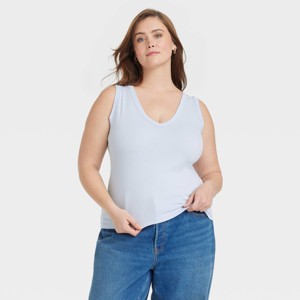 Women's Ribbed Tank Top - Universal Thread™ - 1 of 3