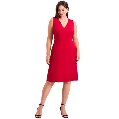 Avenue Women's Plus Size Cool Hand Sleeveless Dress