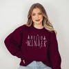 Simply Sage Market Women's Graphic Sweatshirt Hello Winter Trees - 3 of 3