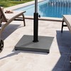 Crestlive Products Patio Umbrella Base 40lbs Outdoor Heavy Duty Square Concrete Stand Market Umbrella - 2 of 4