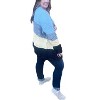Women's Color Block Knit Cardigan - Supreme Fashion - 3 of 3