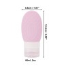 Unique Bargains Refillable Portable Silicone Pump Bottle for Travel 1 Pc - 4 of 4