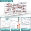 Sorbus Clear Stackable Drawer Storage Organizers - Bathroom, Laundry Room & Home Countertop Drawer System - 4 of 4