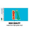 Gumby Leaning On Logo Automotive Bumper Sticker - 3 of 4