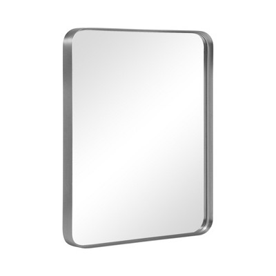 Dovelina Wall Mounted Mirror Rectangle Metal Framed Bathroom Vanity Mirror