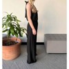 Women's Punch Tie Back Halter Jumpsuit - Carole's Collections - 2 of 3