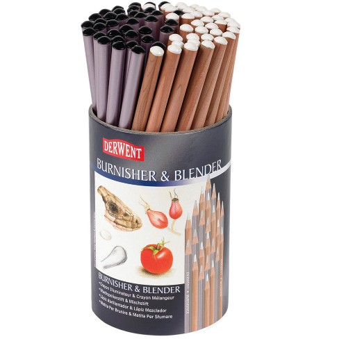 Derwent Blender And Burnisher Pencils In Tub, Colorless, Set Of 72