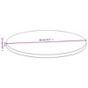vidaXL Table Top Ø15.7"x0.6" Bamboo - 4 of 4